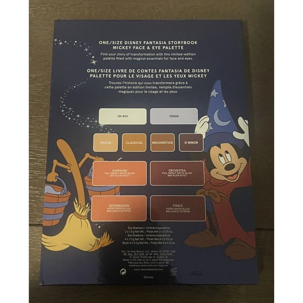 One/Size by Patrick Starrr Disney Fantasia Storybook Face and Eye Palette NIB